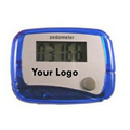 Single Function Translucent Colored Digital Pedometer